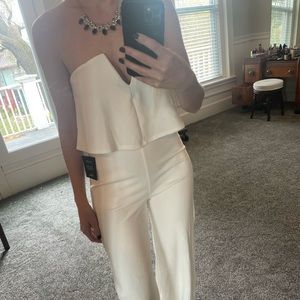 Lulus white jumpsuit - never worn